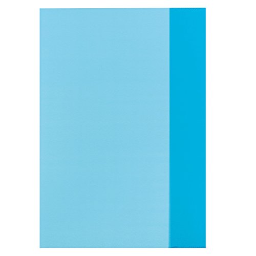 10 Herlitz Heftumschläge/Hefthüllen DIN A4 / Farbe: transparent blau