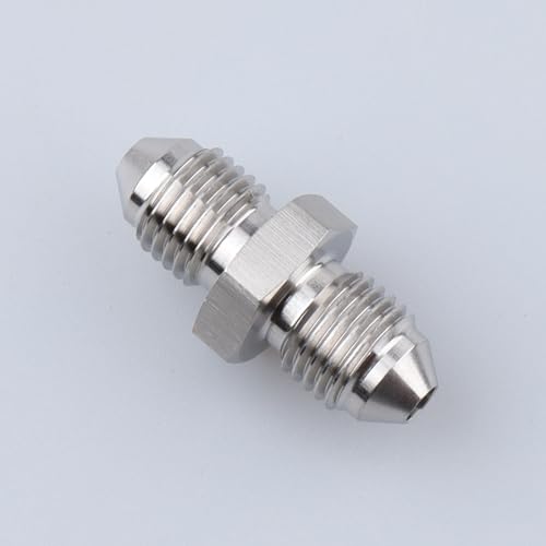 Image of AC PERFORMANCE Stainless Steel -3 AN Male Flare to AN3 Male Union Brake Hose Fitting Connector