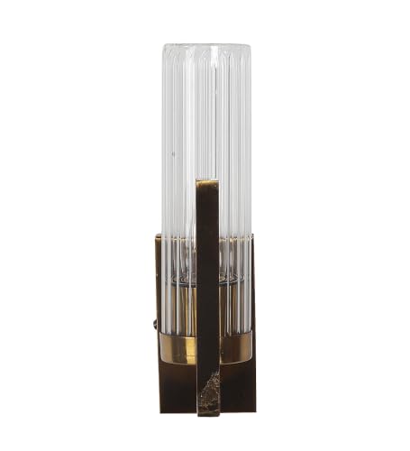 Image of ELIANTE by Jainsons Lights | Candy Gold Iron Wall Light Included Bulb | Lights | Gold Iron Wall Light | for Living Room, Bedroom, Hallway | E27 Holder | 3 Year Warranty