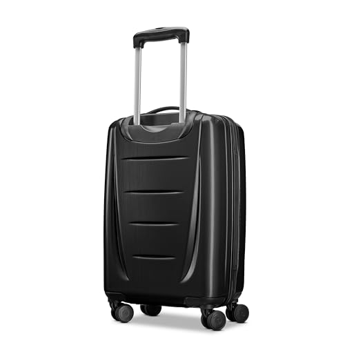 Image of Samsonite Winfield 2 - 20-Inch Hardside Luggage with 360 Spinner Wheels, TSA Lock, Airline Approved - Brushed Anthracite