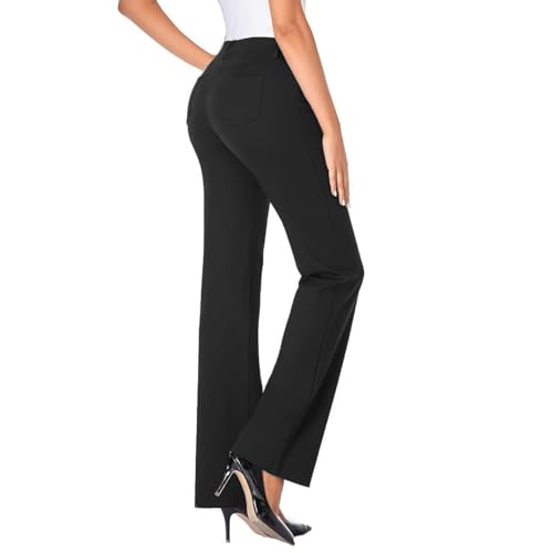 Dress Pants for Women High Waisted Business Trousers Elegant Office Work Pants Casual Regular Fit Trouser2