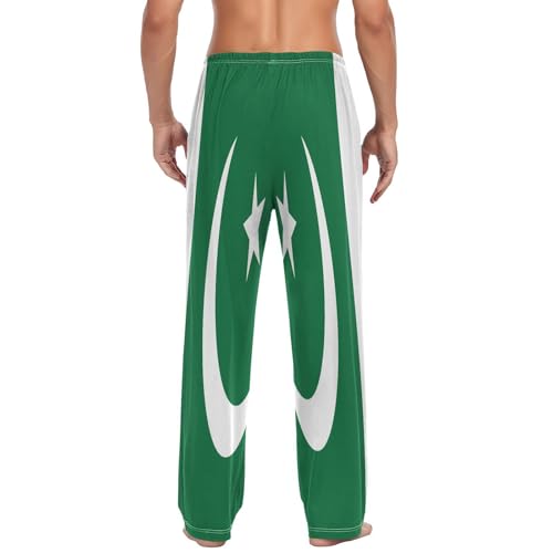 GuoChe Men'S Pajama Bottoms Men Pj Pants with pockets for Winter Holiday Small2