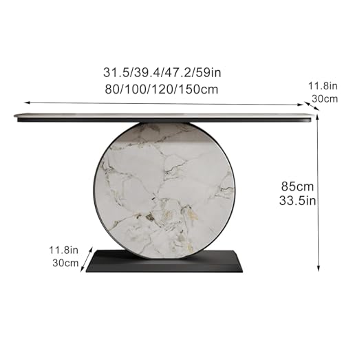 Mesa consola de entrada estrecha moderna mesa larga pasillo salón 3