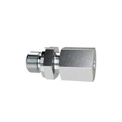 RIEGLER Einschraubverschraubung Gerade, M10 X 1,0, Für Rohr Ø 6 Mm – Stahl Verzinkt, Bis 315 Bar, 1 Stück.