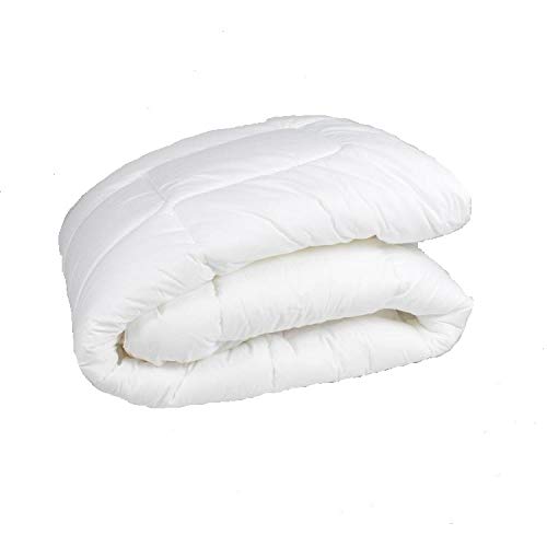 Bettdecke Duo-Steppbett Steppdecke für Winter Winterdecke Gesteppt Bezug Baumwolle und Polyester Schlafdecke Medical Duo Weiß Waschbar 140x200 160x200 180x200 220x200 (160 x 200 cm)