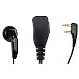 ケンウッド対応 インカム イヤホンマイク デミトス用 2ピン 特定小電力 トランシーバー用 UBZ-LS20 UBZ-LP20 UBZ-LM20 UBZ-LK20 UBZ-EA20R UBZ-LP27 UTB-10 用 EMC-3 EMC-3A EMC-11 EMC-12 EMC-5F 互換品 VOX対応 FIELD GEAR FAMZK