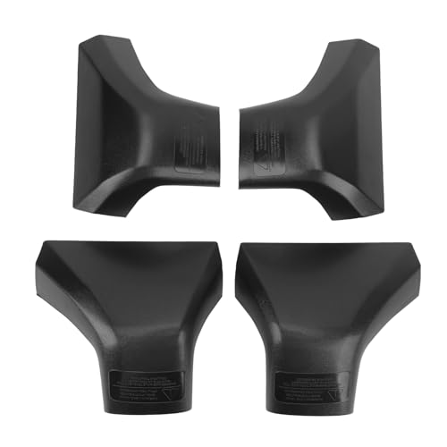 Lista de Cubiertos Cruzados los 5 mejores. 43 Cubiertas de Barra Cruzada de Estante de Techo Akozon 4pcs para Highlander XLE XSE Limited Platinum 2020-2024 - Tapas Finales Elegantes y Protectores