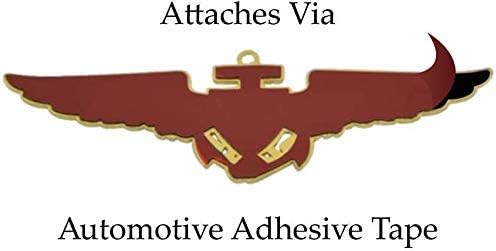 Miniatura 5 de Calcomanía de metal de paracaídas azul marino y marino