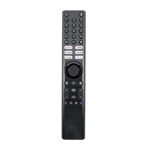Image of 7SEVEN Compatible with Mi Xiaomi X Series Smart Google TV Remote Control Model MI Version 24 Suitable for Ultra HD 4K QLED TV with Bluetooth Voice Command and Hotkeys - Pairing Must !