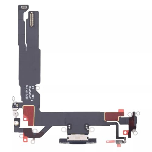 Connecteur de charge iPhone 16 noir pièce de rechange nappe dock réparation alimentation