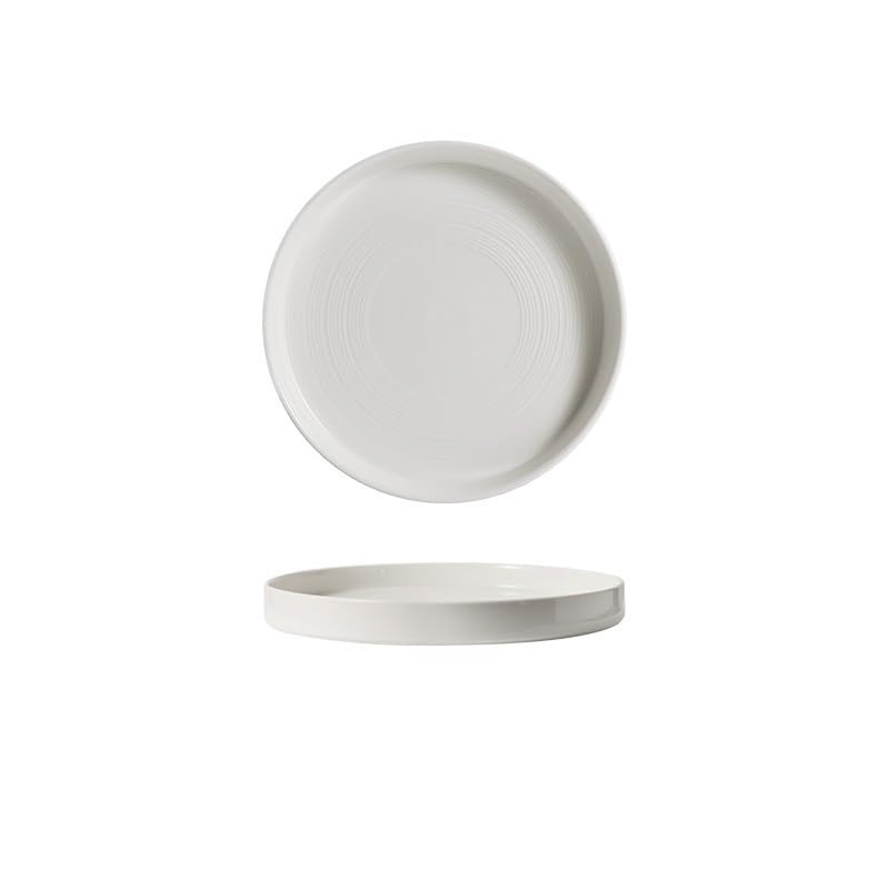 ULTRAWAVE Talerz obiadowy biały talerz obiadowy talerz do serwowania ceramiczny talerz obiadowy stek zachodni talerz obiadowy talerze (21,5 cm)