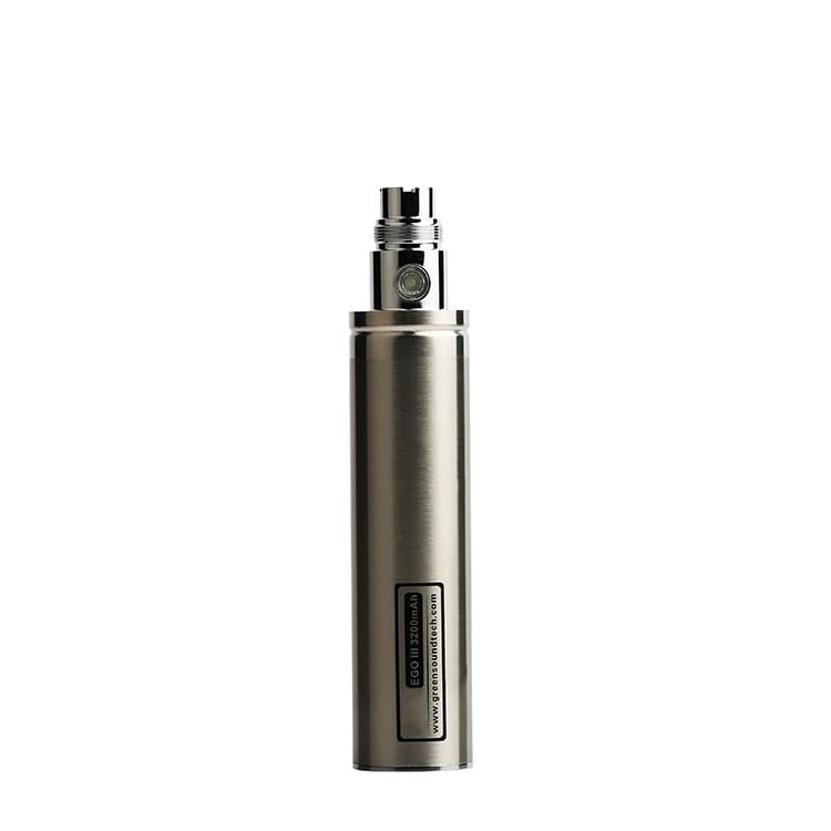 GS EGO 3 III 3200mAh Batterie (+chargeur), Vape batterie de vaporisateur de  grande capacit pour cigarette lectronique 510 CE4 CE5 EVOD MT3 T3S H2 ETS  atomiseur -No Nicotine (Argent/Silver) : Amazon.fr: High-Tech