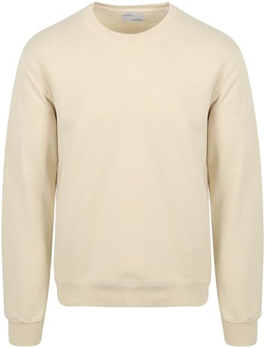 Sweatshirt mit Rundhalsausschnitt Colorful Standard Classic Organic ivory white
