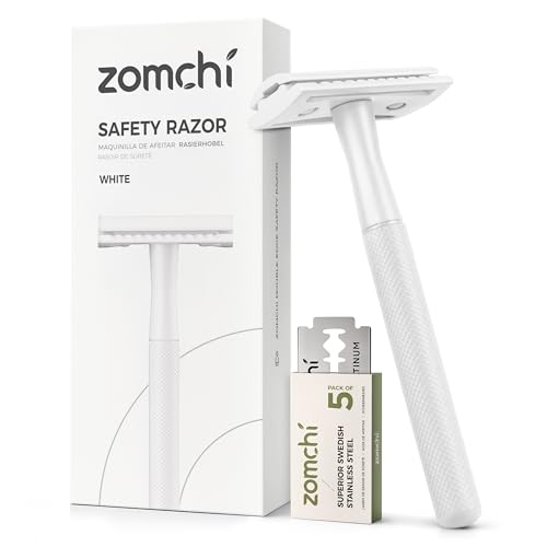 ZOMCHI Double Edge Safety Razor with Blades