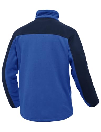 Image of TBMPOY Men's Fleece Jackets Lightweight Full-Zip Fall Jacket Warm Winter Coats Outdoor Hiking with Pockets