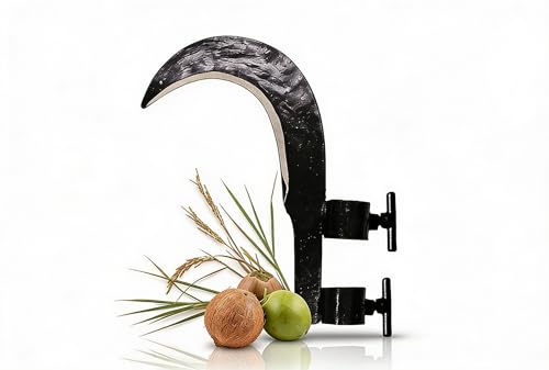 Image of Sickle Grass Cutter Head | Heavy Coconut Plucker with Adjustable Handle Clamp | Agricultural Hand Tool for Grass Cutting |Tree Branch Cutting, Crop Harvesting
