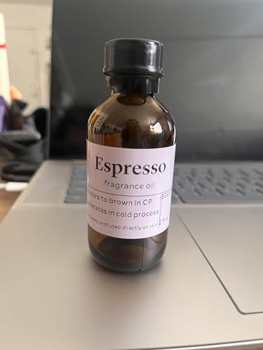 Image of Bramble Berry Espresso Fragrance Oil 2 oz | Bold Coffee Scent for Soap Making, Candles, Lotion, Bath Bombs & Coffee Scrubs | Skin Safe, Vegan, Paraben & Phthalate Free, DIY Craft Essential