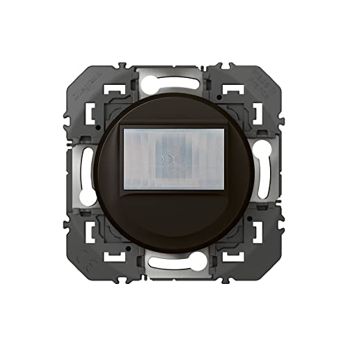 LEGRAND | Interrupteur Automatique Universel Composable Sans Neutre 100W Led Dooxie Noir, Détection De Mouvement Infrarouge, Commande À Distance Possible,...