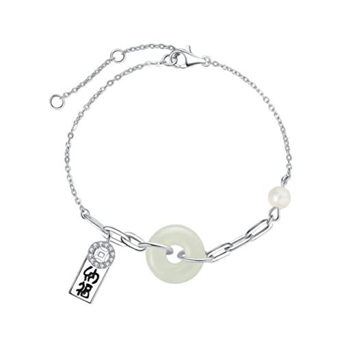 Bijoux de style chinois en argent S925 : le cadeau idéal en jade blanc