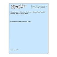 Klassiker des politischen Denkens. Band 1, Von Plato bis Hobbes 340602517X Book Cover