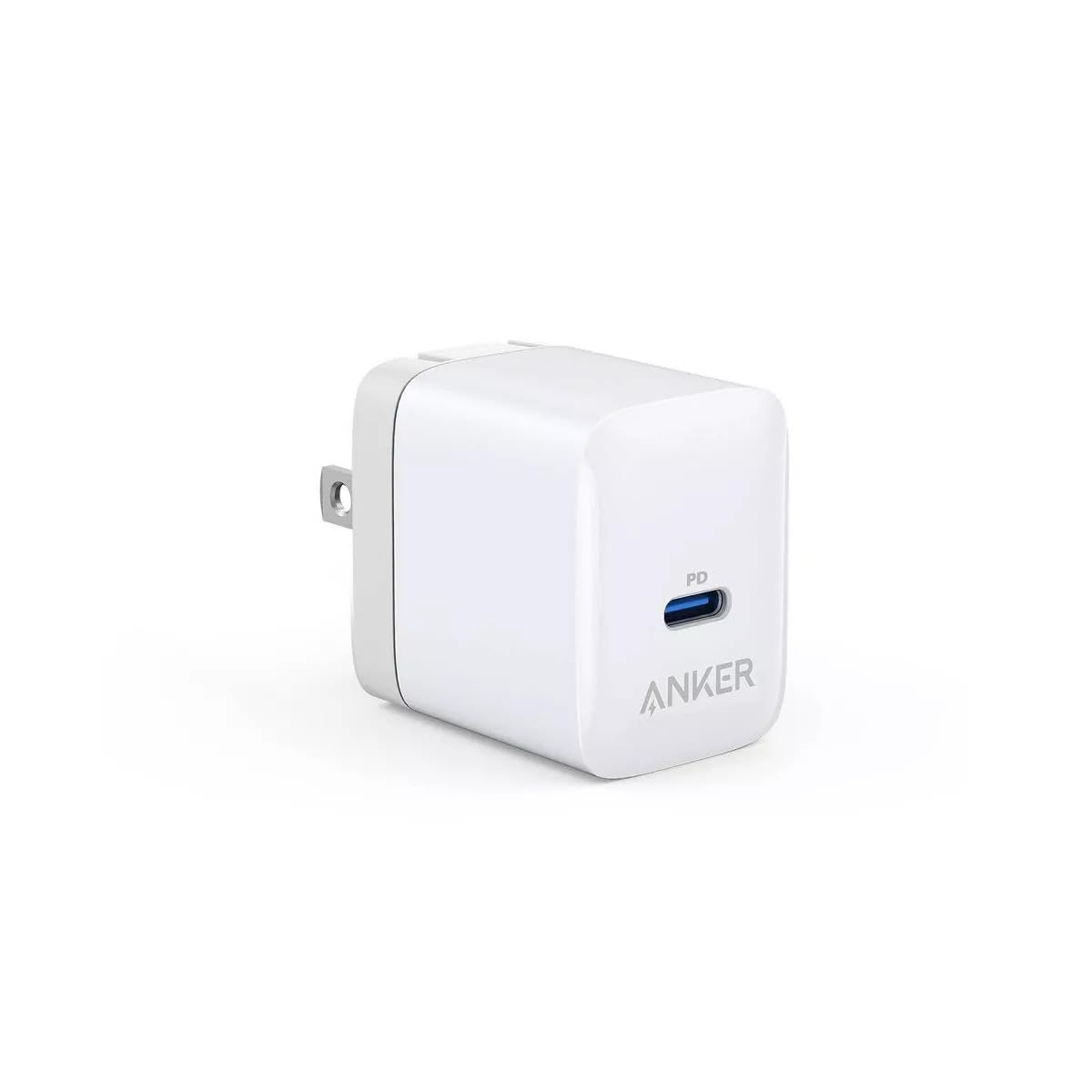 Anker PowerPort III 20W USB-C Wall Charger Compact Fast Charger Foldable Plug Quick Charging for iPhone 16 Series