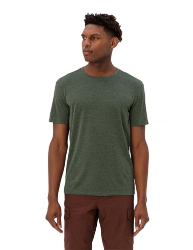 VAUDE Essential T-Shirt für Herren in Agave, Größe L – Schnelltrocknendes & pflegeleichtes Sport Shirt, Atmungsaktives Outdoor T-Shirt mit Rundhals, Ideal für Fahrradreisen, Wandern & Trekking