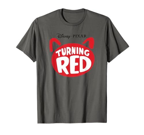 T-shirt Turning Red imprimé panda roux vêtement Disney Pixar coton pour adolescent et adulte