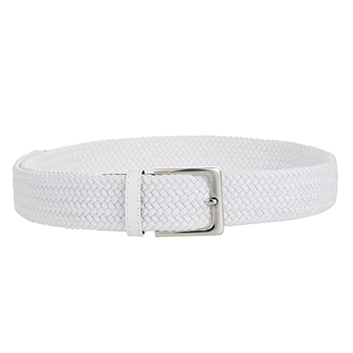 Image of Elastic Braided Belt, 1 3 /8 inch, Woven Stretch Belt for Golf Casual Jeans Shorts Pants