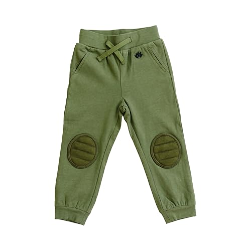 Viscose Toddler Sweatpants Knee Pads Soft Crawling Pants for Boys & Girls, Baby Helper with Knee Protection (12M-5T)