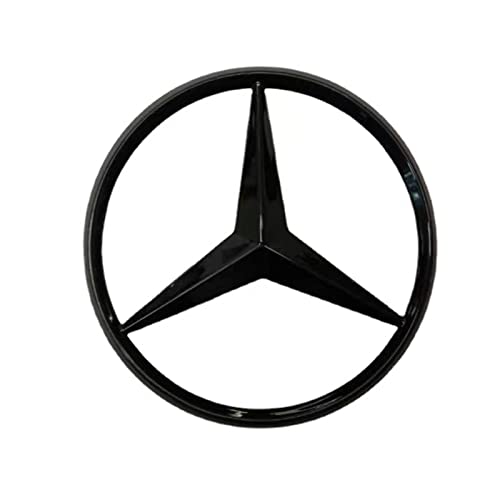 3.54 Inch Fit Fuck Trunk Emblem,Car Emblem Side Fender Trunk Decal, Automotive Decoration Accessories (Bright Black)