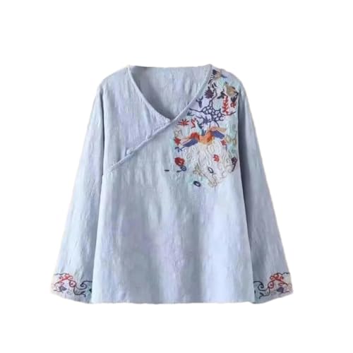 Haut rétro Hanfu pour femmes et blouse élégante style costume Tang oriental