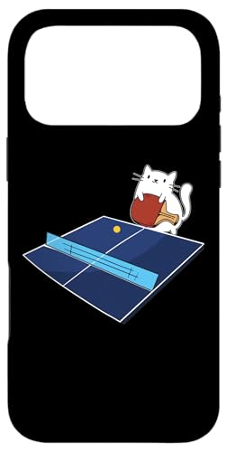 卓球ウェア レディース 猫 卓球選手 猫 スマホケース iPhone 17 Pro Max 用