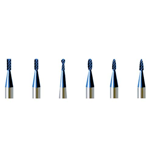 Hauptversand24 1 Stück HM Frässtift Zapfenfräser Rotationsfräser Fräser Blue-Tec beschichtet KUD Kugelform Form D Ø= 2,0 / l2= 2 / d2= 3 / l1= 38mm MINI-UNI / 115036015 Cover