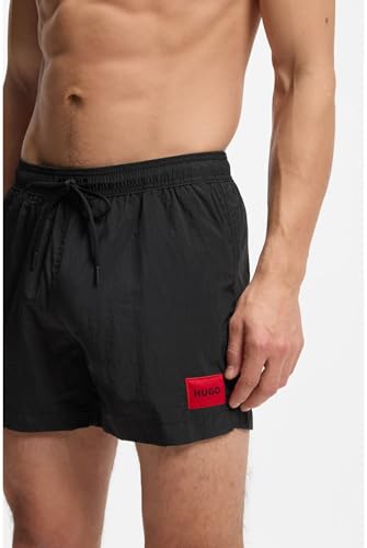 Hugo Costume Da Bagno Da Uomo Dominica Con Logo, Nero1, Xxl - 3