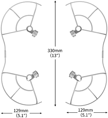 STARTRC Mini 3 Pro Propeller Guard,Quick Release Removable Propellers Protector for DJI Mini 3 Pro Accessories