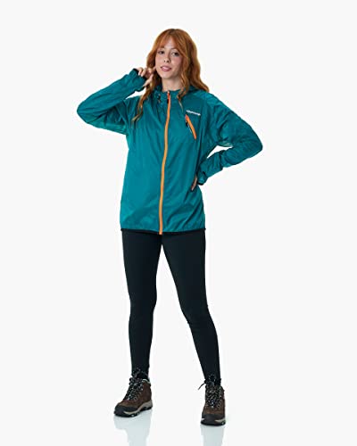 JAQUETA CORTA VENTO GALAPAGOS NAZCA VERDE ESMERALDA TAM. M