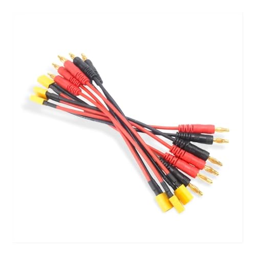 Câble d'Équilibrage Lipo Banane 4.0mm vers EC5 14AWG Haute Densité