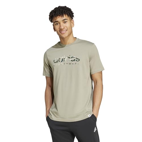 T-Shirt Graphique Adidas Camouflage Homme en Coton Respirant
