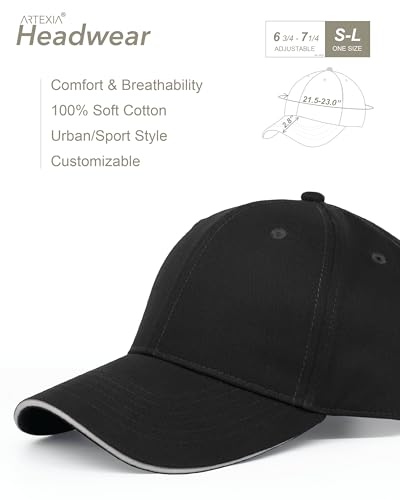 Image of Artexia Unisex Adjustable Visor Baseball Cap with Visor
