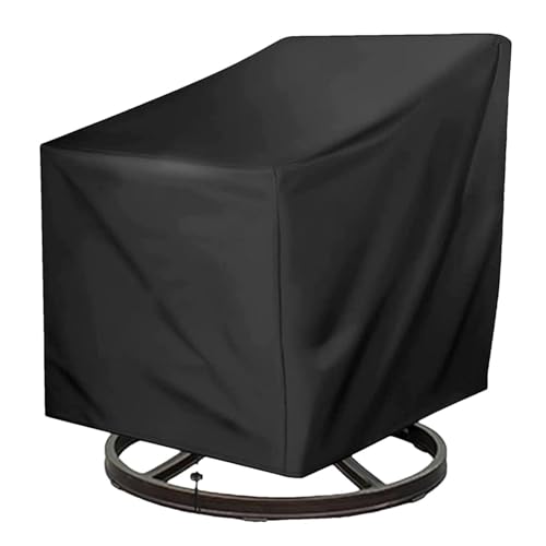 juxouoo Lona para mecedora, accesorios para muebles de jardín, cubierta giratoria para sillones de salón, para apartamento, balcón, verano, temporada de lluvias, terraza, zona de piscina y