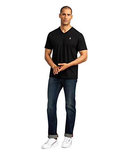 Mens Gray Classic V Neck TEE - B6U100CRPC3