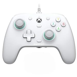 GameSir G7 SE Wired Controller für Xbox Series X|S, Xbox One & Windows 10/11, Plug and Play Gaming Gamepad mit Hall-Effekt Joysticks/Hall Trigger, 3.5mm Audio Jack (Weiß)
