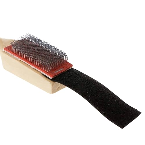 Very Fine Metal Bristle Dance Shoe Brush for Suede Sole Cleaning &ndash; Improves Traction & Slide for...