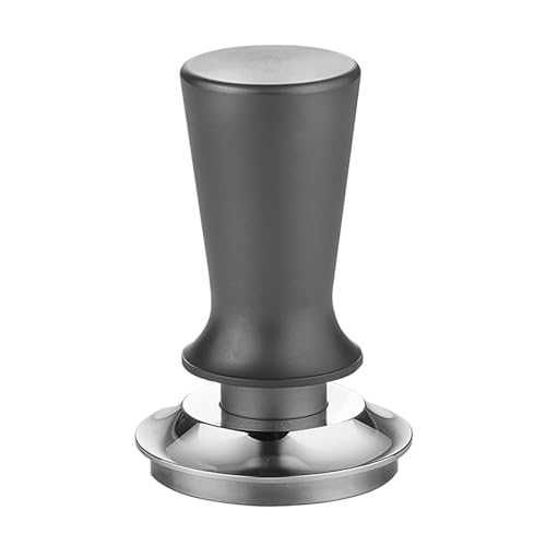 Joyeee Distribuidor y manipulador de café de 51 mm, prensador de café de acero inoxidable de 51 mm con mango de aleación de aluminio, herramienta niveladora profesional de distribuidor de espresso,