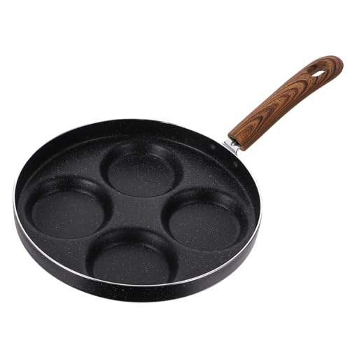 Mobestech 1 Pieza Sartén Antiadherente para Freír Huevos y Pancakes de Cocina de Huecos Herramienta Multifuncional para Comidas Divertidas Compatible con Abiertos