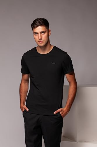 NUDUS Men's Cotton T-Shirts 2-Pack – Classic Black & White Tees2