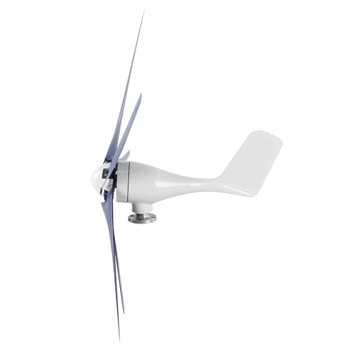 Generador de Viento de 100 W, Turbinas Eólicas Estables, Resistencia de Alta Temperatura para Barcos de Carga, Cabañas, Cabañas (Blue #13)