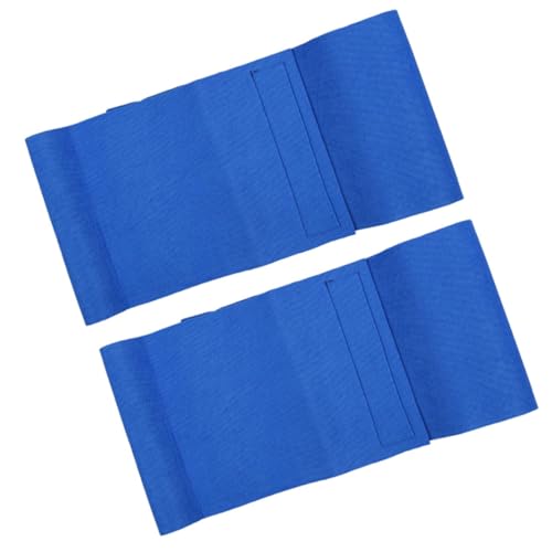 BRIGHTFUFU 2Pcs Adjustable Lumbar Support Belt for Adults Therapy Brace for Relief Breathable and Comfortable Design for Elder Adults Blue