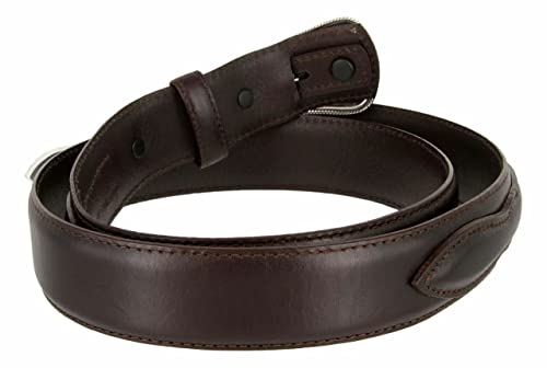 Image of Belts.com Western Buckle Belt Oil Tanned Genuine Leather Ranger Belt 1-3 /8 inch(35mm) Taper to 3 /4 inch(19mm) Wide-Multiple choices
