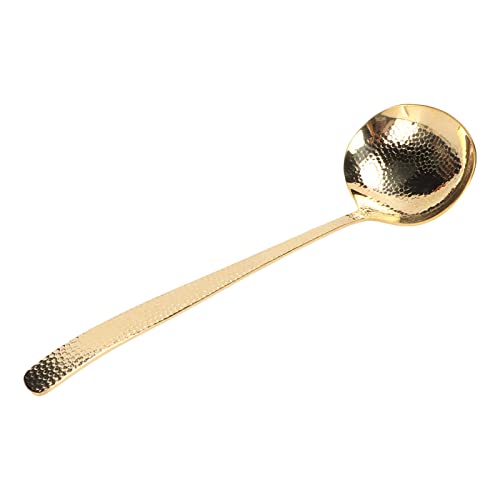 Set 2 Mestoli Da Cucina In Acciaio Inossidabile 304 – Cucchiaio Per Minestra E Mestolo Colino, Argento, 25,9 Cm, Stampaggio Integrale Antimacchia
